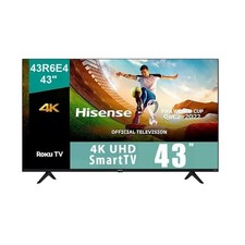 Hisense 43R6E4 43" 4K UHD HDR Roku Smart LED TV