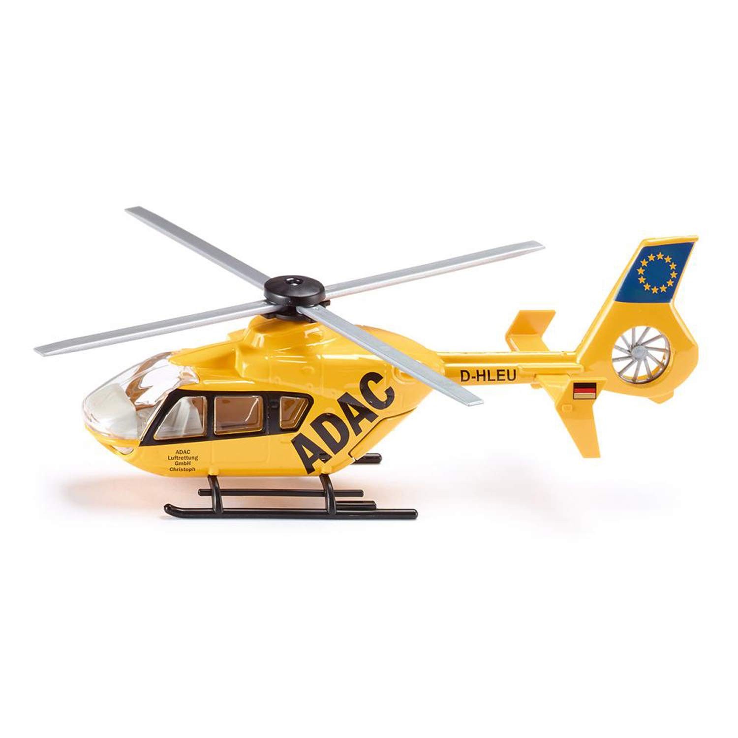 Siku 2539 Rescue Helicopter 155 MetalPlastic Yellow Rotating rotors Rescu 9590₽
