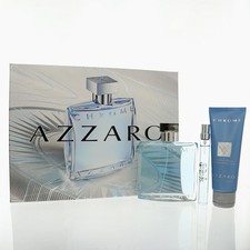 Chrome by Azzaro Gift Set for Men 3 Piece Set For Men: 3.38 Oz Eau De Toilette