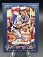 2014 Topps Gypsy Queen Robin Yount Blue Framed /499 #3 - Milwaukee Brewers