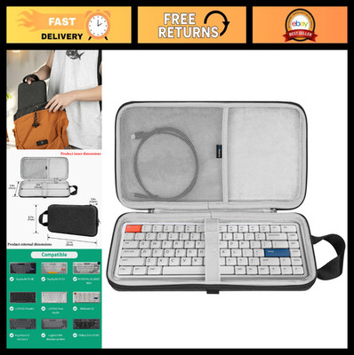 Slim Keyboard Carrying Case for Logitech MX Mechanical Mini, 84 Keys Hard Shell