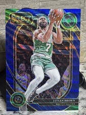 2024-25 Panini Select - Courtside Jaylen Brown #254 Blue Wave Prizm 65 Of 75