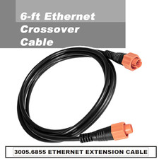 Replacement for Lowrance Ethernet Cable with 5 Pin Yellow Plugs 6Ft 000-0127-51