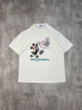 Vintage 1991 Walt Disney World 20th Anniversary Mickey Mouse T-Shirt Size XL
