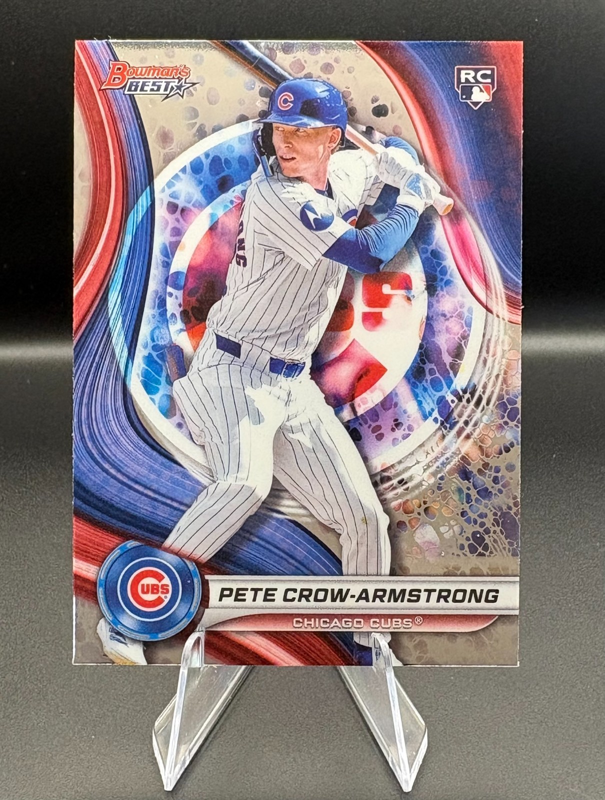 2024 Bowman's Best Pete Crow-Armstrong Rookie RC #17 Chicago Cubs Baseball