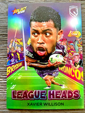 2026 NRL SELECT 'LEAGUE HEADS' TRADING CARD - XAVIER WILLISON/BRONCOS