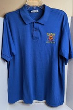 1994 Fun Fest Polo Shirt Blue Embroidered Logo Kingsport Tri Cities VTG Size XL