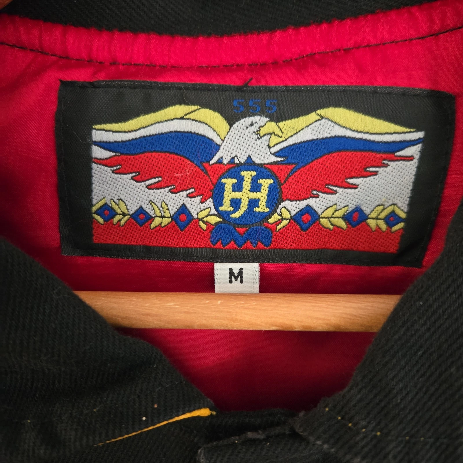 90s VTG JEFF HAMILTON Road Runner Wile E. Coyote Leather Varsity Jacket Men M image 6