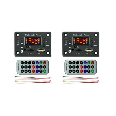 2X MP3-Player- Bluetooth-Kompatibel JQ- mit Leistungsverstärker Decode2314