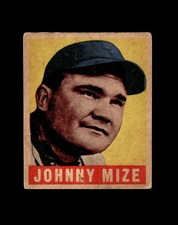 1948 Leaf Set-Break # 46 Johnny Mize LOW GRADE (filler) *GMCARDS*