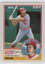 1983 O-Pee-Chee Johnny Bench #60 HOF lu5