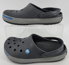 Crocs Crocband II Clogs Shoes Men s 8 Women's 10 Charcoal Gray 11989 Athleisure