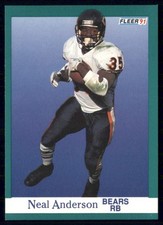 1991 Fleer - Neal Anderson #212