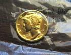 1943-D (Gold Plated) Silver Mercury Dime LITTLETON COIN CO.