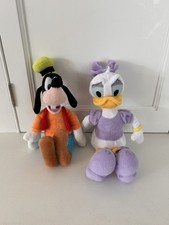 Disney Goofy  Daisy Duck Plush Stuffed Animals Just Play Lot of 2