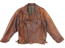 Vintage Issey Miyake Gradient Color Leather Riders Jacket Blouson Size M