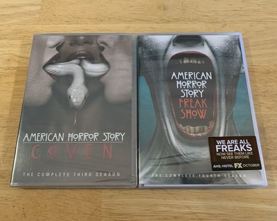 American Horror Story Coven & Freak Show The Complete Third & Fourth Season DVD