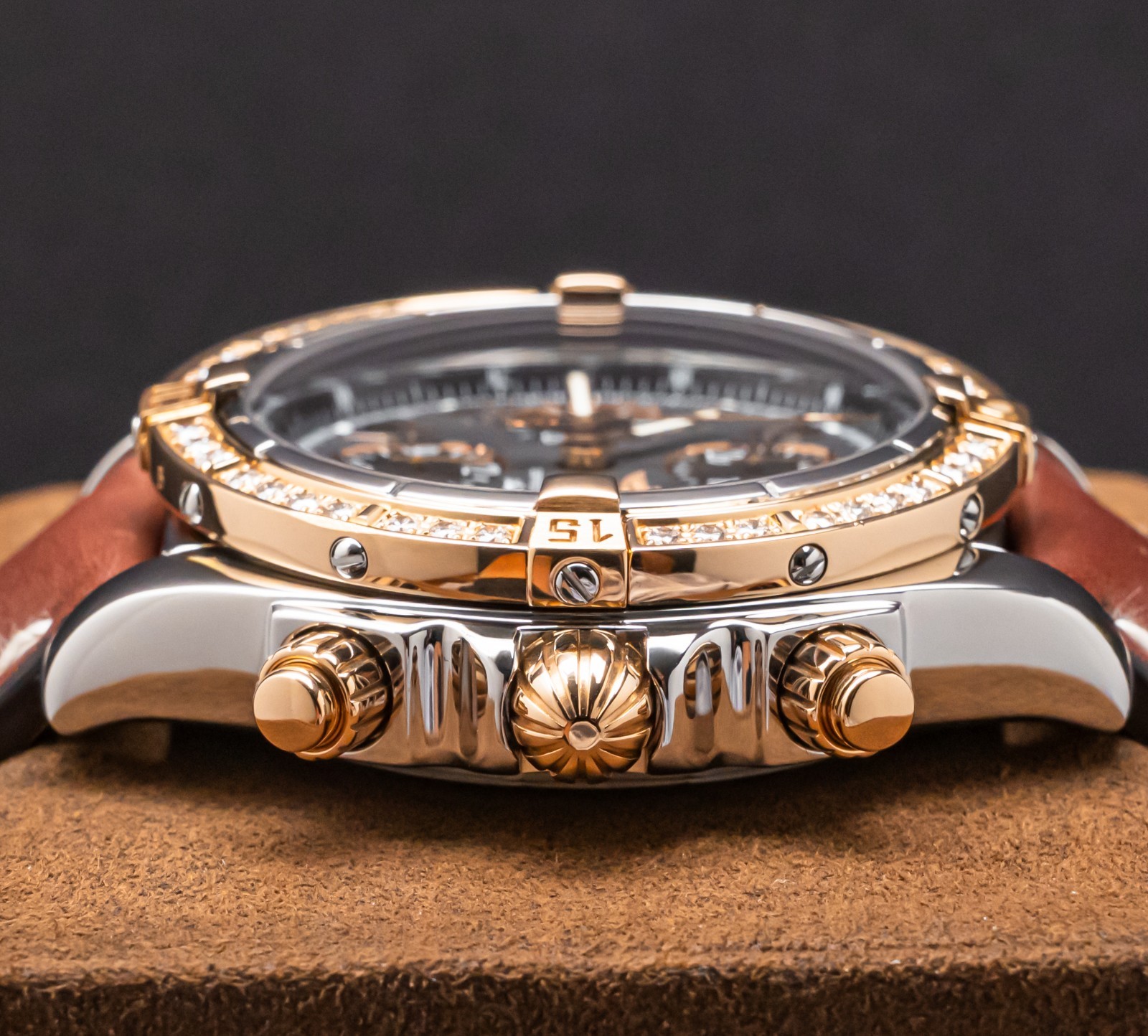 Breitling Chronomat Evolution FACTORY DIAMOND Ros… - image 8