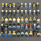 LEGO Police & Robber Minifigure Huge Lot of 50 City Officers Crooks Guards Jail — photo 2