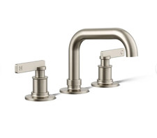 Kohler Castia K-35908-4-BN Widespread Bathroom Sink Faucet Drain Brushed Nickel