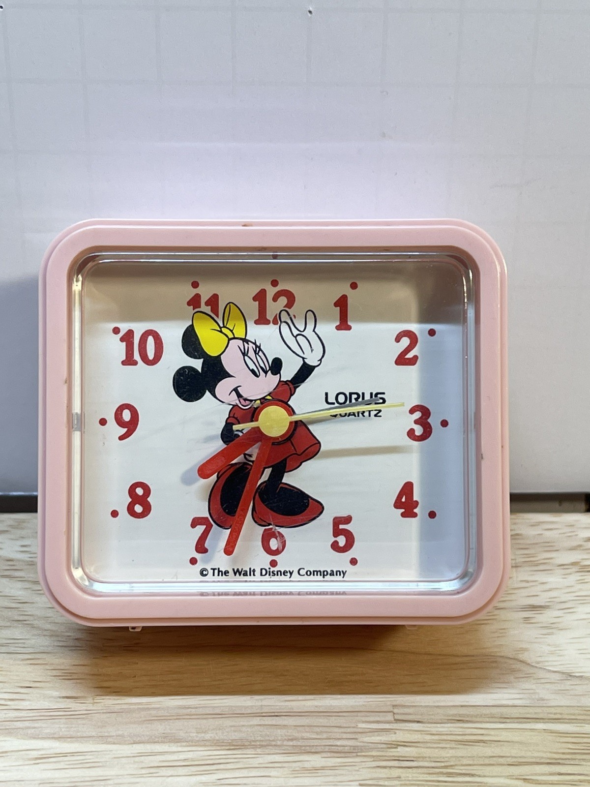 Vintage 80 's Disney Lorus Quartz Minnie Mouse Alarm Clock Collectible Works photo Vintage 80 's Disney Lorus Quartz Minnie Mouse Alarm Clock Collectible Works featured image