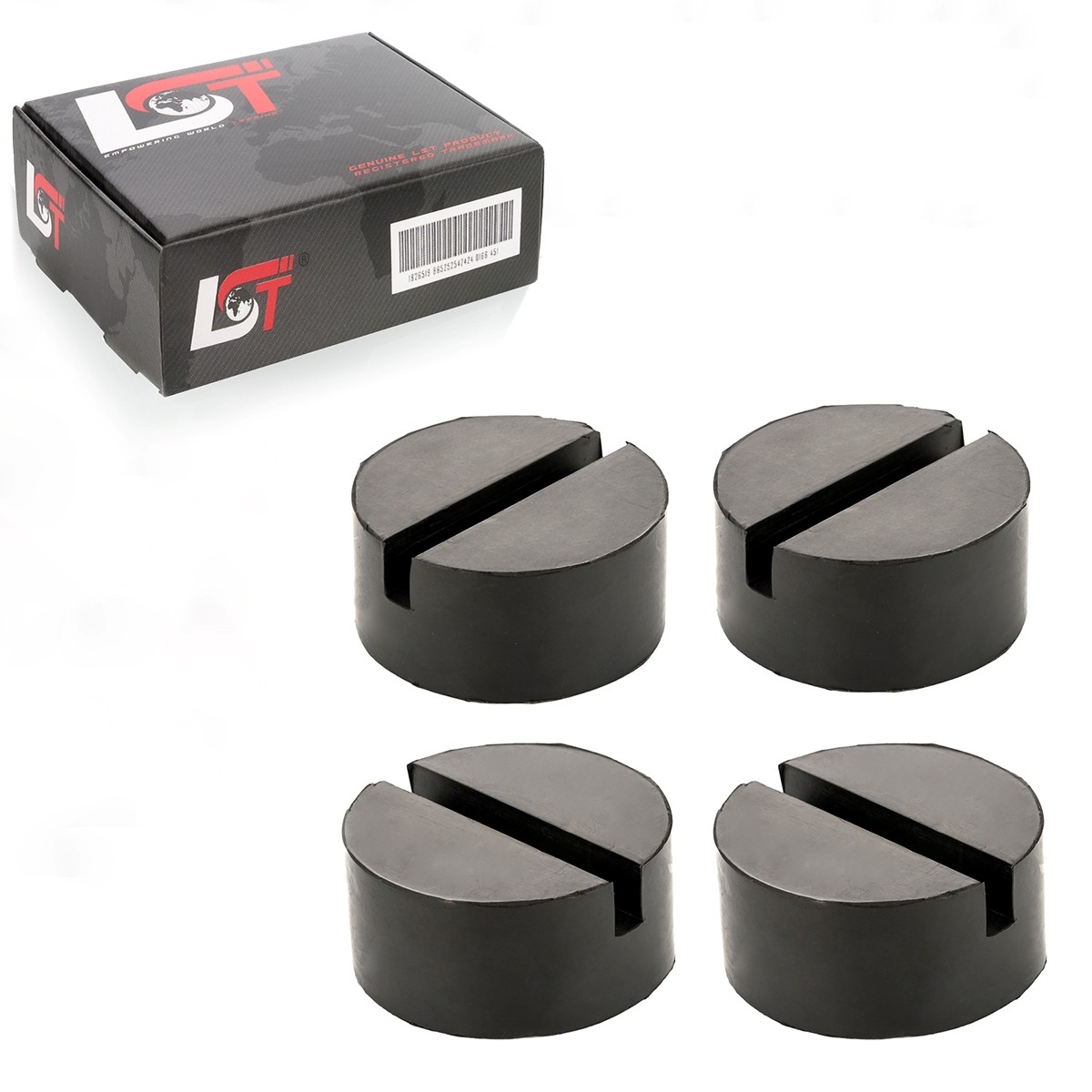 4x Jack Pad Rubber Block 75x35 mm Round Rubber Pad for TOYOTA