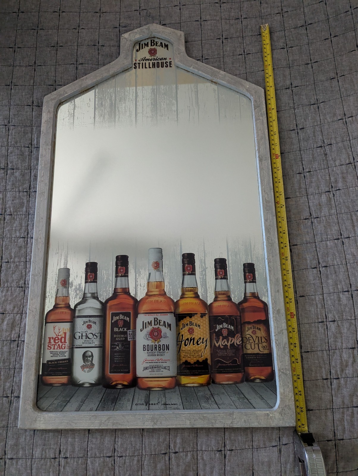 *Very Rare* Jim Beam Bourbon Stillhouse Mirror 18x31