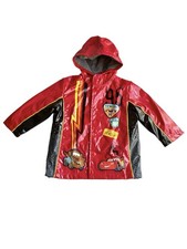Disney Pixar Cars Lightning McQueen Size 2 Raincoat