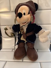 11  Mickey Mouse Pirates Of The Caribbean Plush Toy Official Disney Disneyland