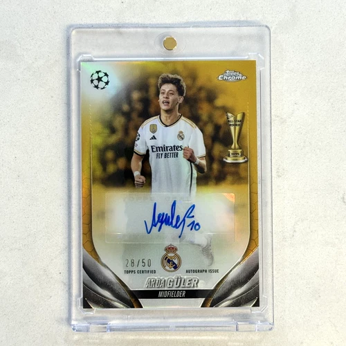 2023-24 Topps Chrome ARDA GULER Gold Refractor Auto All Star Rookie /50