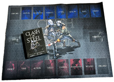 Clash of Steel Game NIP Playing Mat Card Board Strategy