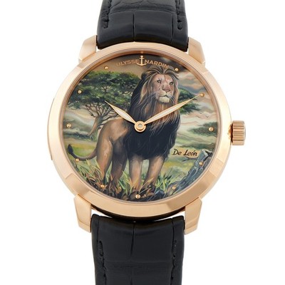 Ulysse Nardin Classico Special Edition Lion 18K Rose Gold Watch 3202-136LE-9A-L