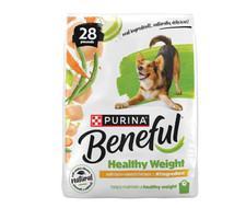 Purina Beneful Healthy Weight Chicken Dry Dog Food Adult High Protein 28 lb 1.35 per pound