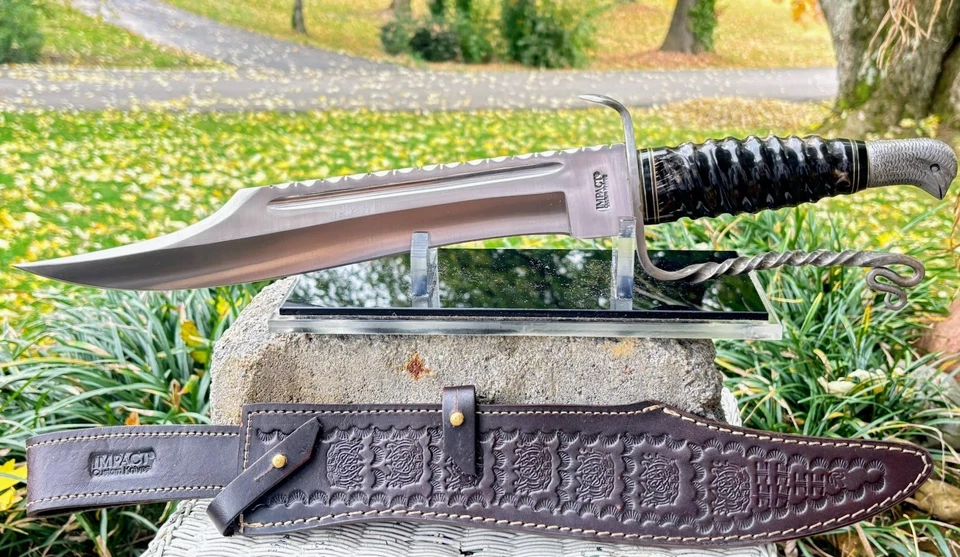 Impact Cutlery Custom Fixed Blade Large Knife UNUSED 20" Dagger Sword Knives - Image 4 of 4