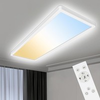24W LED Deckenleuchte Dimmbar, 2700K-6500K Deckenlampe Mit Fernbedienung