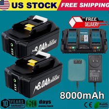 For Makita 18V Lithium ion LXT400 194204-5 194205-3 8000mAh Battery/ NEW Charger