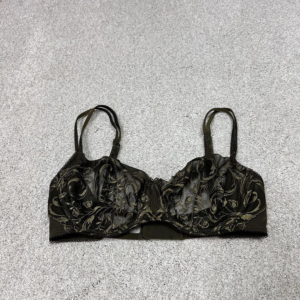 Victoria’s Secret Bra Unlined Demi Green Size 32DD - Image 2 of 4
