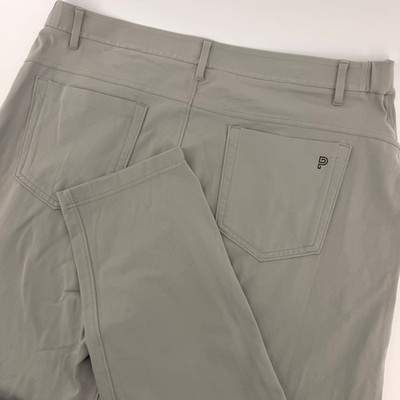 Public Rec All Day Every Day Pant Men 38/32 Grey Stretch Taper Chino Athleisure