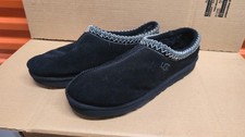 UGG Tasman Black Suede Slippers Mens Size 13 BIG SIZE F27421H Authentic QR