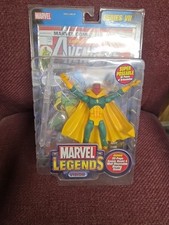Marvel Legends Series 7 VISION Action Figure w Comic Avengers Wandavision Toybiz