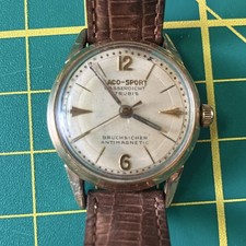 Laco Laco-Sport Handaufzug 17 Rubis vergoldet antimagnetisch Ref. 199241