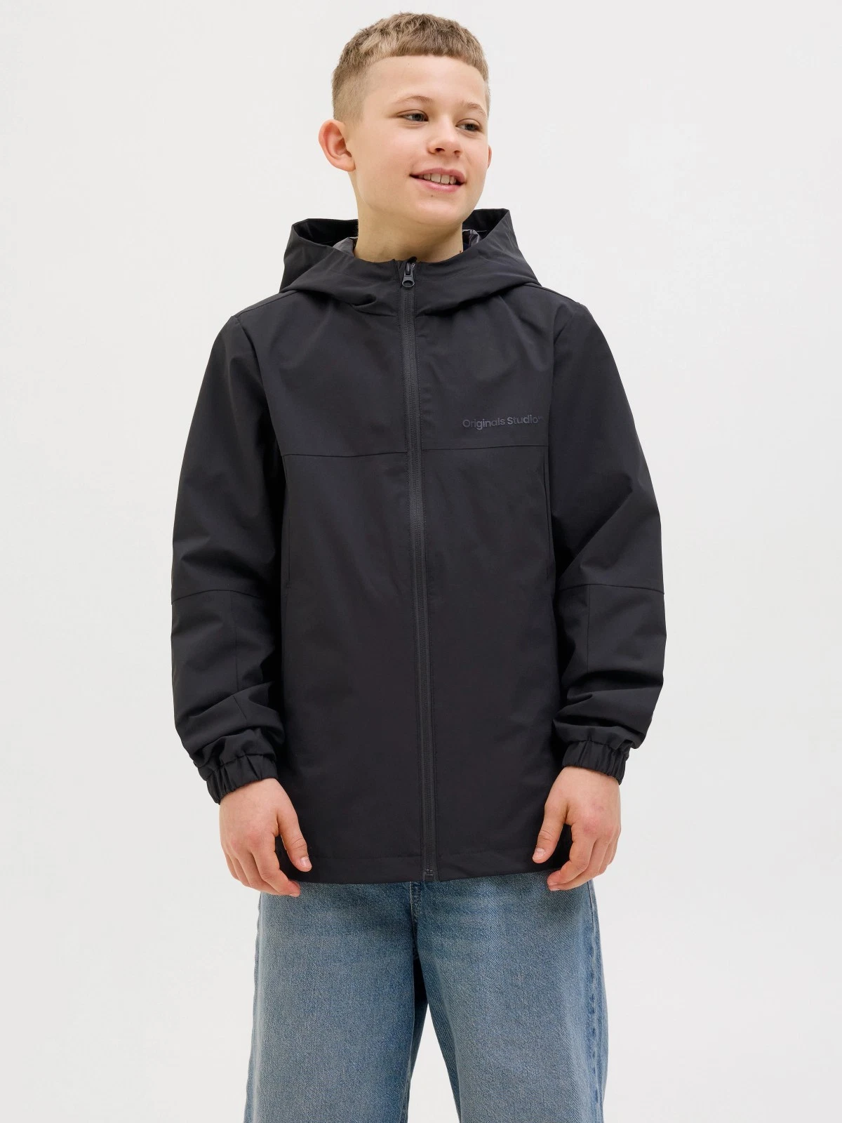 Jack and Jones Boys Kids Childrens Junior Windbreaker Casual Jacket Coat Hooded