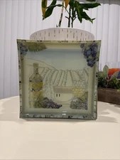 Dolce Toscana by AMBIANCE Appetizer Canape Squares Plates Set of 6