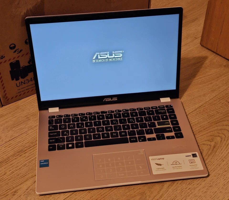 Asus Vivobook Go 14 E410KA Laptop 14 Inch Full HD Intel Celeron N4500 4GB Win 11 - Image 4 of 4