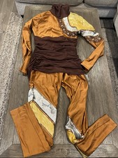 Mens Costume Unitard Full Body Suit Zentai Shiny Spandex Cosplay Bodysuit M