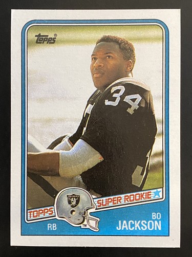 Bo Jackson 1988 Topps Super Rookie Los Angeles Raiders #327 - 第 1/2 張圖片