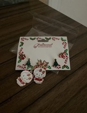 NEW NWT Hello Kitty Dangle Christmas Earrings