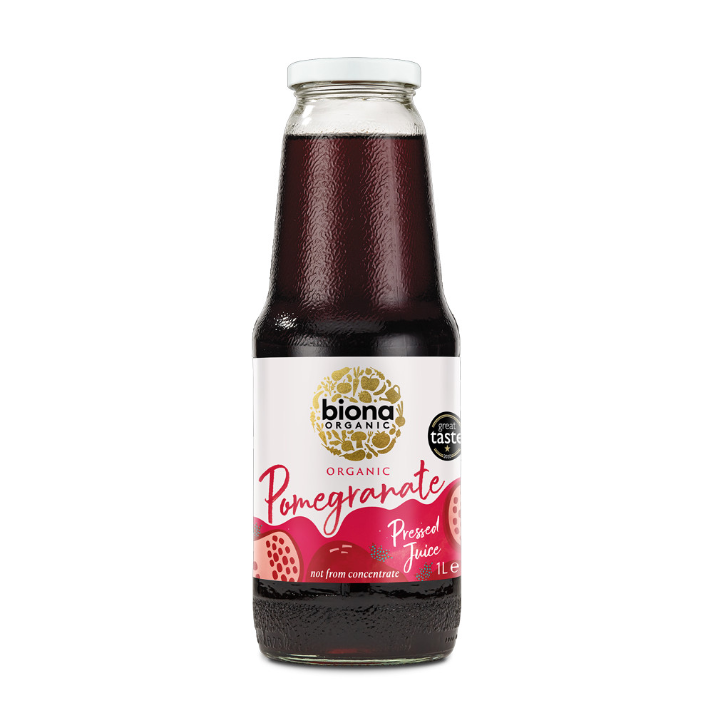 Biona Organic Pomegranate Juice 1 Litre Not From Concentrate