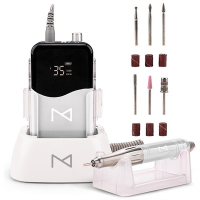 M Mase- Professional Nail Drill Machine - Coreless 2-in-1 Nail File - Electri...