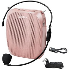 Portable Voice Amplifier with Microphone Headset